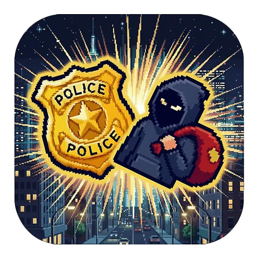 Hırsız Polis: Kart & Rol Oyunu ikonu