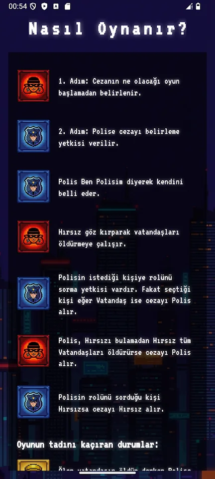 Hırsız Polis: Kart & Rol Oyunu ekran görüntüsü 2