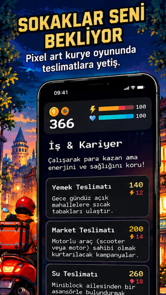 Moto Kurye: Hayat Simülatörü ekran görüntüsü 2