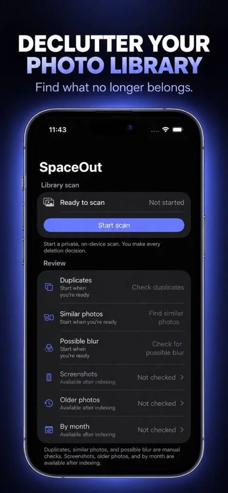 SpaceOut: Photo Cleaner ekran görüntüsü 2